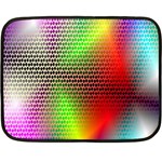 Abstract Rainbow Pattern Colorful Stars Space Double Sided Fleece Blanket (Mini)  35 x27  Blanket Front