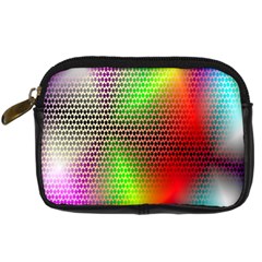 Abstract Rainbow Pattern Colorful Stars Space Digital Camera Cases by Mariart