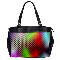 Abstract Rainbow Pattern Colorful Stars Space Office Handbags by Mariart