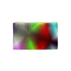 Abstract Rainbow Pattern Colorful Stars Space Cosmetic Bag (xs) by Mariart