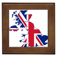 Britain Flag England Nations Framed Tiles by Mariart