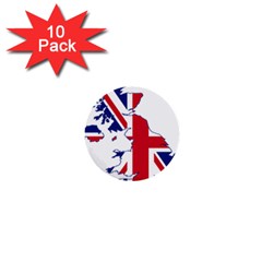 Britain Flag England Nations 1  Mini Buttons (10 Pack)  by Mariart