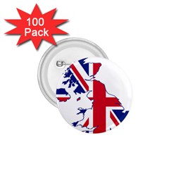 Britain Flag England Nations 1 75  Buttons (100 Pack) 