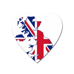 Britain Flag England Nations Heart Magnet