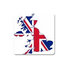 Britain Flag England Nations Square Magnet