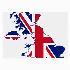 Britain Flag England Nations Large Glasses Cloth (2-side) by Mariart