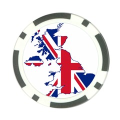 Britain Flag England Nations Poker Chip Card Guard (10 Pack) by Mariart