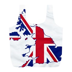 Britain Flag England Nations Full Print Recycle Bags (l) 