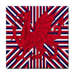 Alternatively Mega British America Red Dragon Tile Coasters