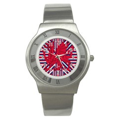 Alternatively Mega British America Red Dragon Stainless Steel Watch