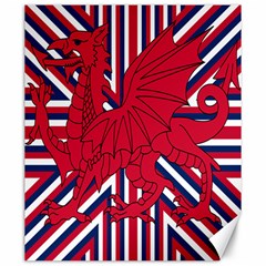 Alternatively Mega British America Red Dragon Canvas 20  X 24  