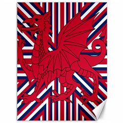 Alternatively Mega British America Red Dragon Canvas 36  X 48  