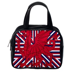 Alternatively Mega British America Red Dragon Classic Handbags (one Side) by Mariart