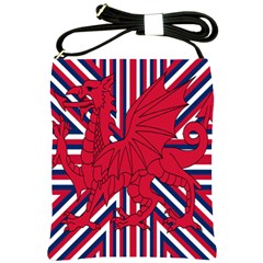 Alternatively Mega British America Red Dragon Shoulder Sling Bags