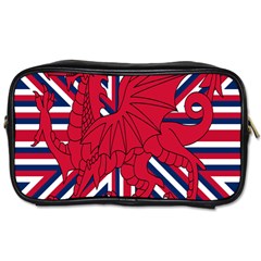 Alternatively Mega British America Red Dragon Toiletries Bags 2-side by Mariart