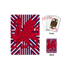 Alternatively Mega British America Red Dragon Playing Cards (mini)  by Mariart