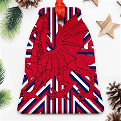 Alternatively Mega British America Red Dragon Bell Ornament (two Sides) by Mariart