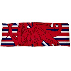 Alternatively Mega British America Red Dragon Body Pillow Case (dakimakura)