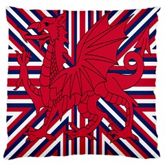 Alternatively Mega British America Red Dragon Large Cushion Case (one Side) by Mariart