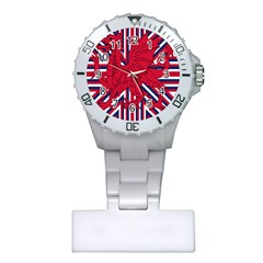 Alternatively Mega British America Red Dragon Plastic Nurses Watch by Mariart