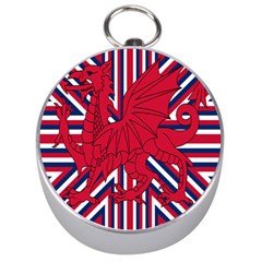 Alternatively Mega British America Red Dragon Silver Compasses