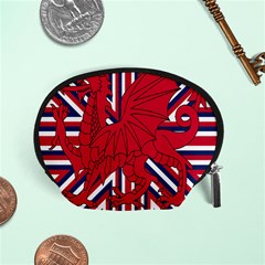 Alternatively Mega British America Red Dragon Accessory Pouches (small)  by Mariart