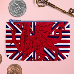 Alternatively Mega British America Red Dragon Large Coin Purse by Mariart