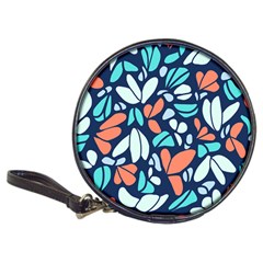 Blue Tossed Flower Floral Classic 20-cd Wallets