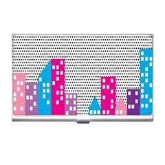 Building Polka City Rainbow Business Card Holders by Mariart