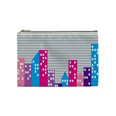 Building Polka City Rainbow Cosmetic Bag (Medium) 