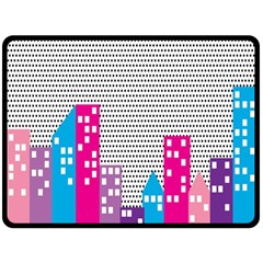 Building Polka City Rainbow Fleece Blanket (Large) 