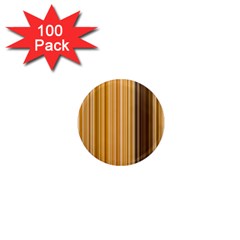 Brown Verticals Lines Stripes Colorful 1  Mini Magnets (100 Pack)  by Mariart