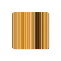 Brown Verticals Lines Stripes Colorful Square Magnet