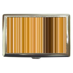 Brown Verticals Lines Stripes Colorful Cigarette Money Cases by Mariart