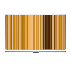 Brown Verticals Lines Stripes Colorful Business Card Holders