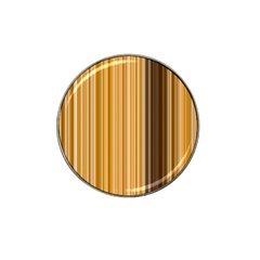 Brown Verticals Lines Stripes Colorful Hat Clip Ball Marker (10 Pack)