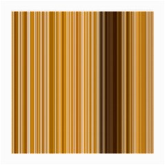 Brown Verticals Lines Stripes Colorful Medium Glasses Cloth (2-side) by Mariart