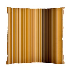 Brown Verticals Lines Stripes Colorful Standard Cushion Case (one Side) by Mariart