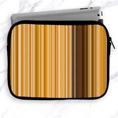 Brown Verticals Lines Stripes Colorful Apple Ipad 2/3/4 Zipper Cases by Mariart