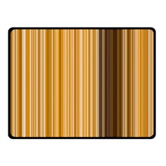 Brown Verticals Lines Stripes Colorful Double Sided Fleece Blanket (small)  by Mariart