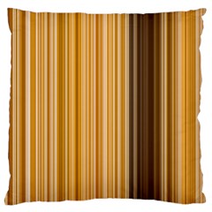 Brown Verticals Lines Stripes Colorful Standard Flano Cushion Case (one Side) by Mariart