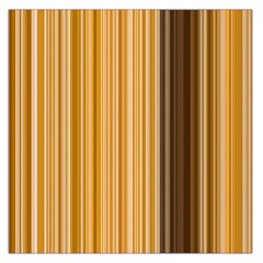 Brown Verticals Lines Stripes Colorful Large Satin Scarf (square) by Mariart