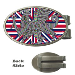 Alternatively Mega British America Dragon Illustration Money Clips (oval)  by Mariart