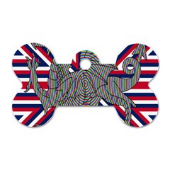 Alternatively Mega British America Dragon Illustration Dog Tag Bone (two Sides) by Mariart