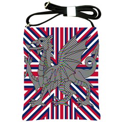 Alternatively Mega British America Dragon Illustration Shoulder Sling Bags