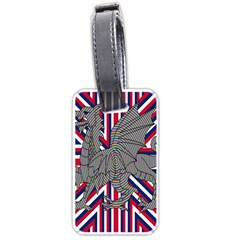 Alternatively Mega British America Dragon Illustration Luggage Tags (one Side)  by Mariart