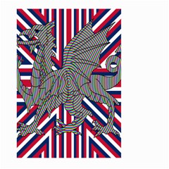 Alternatively Mega British America Dragon Illustration Large Garden Flag (two Sides)