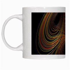 Wondrous Trajectorie Illustrated Line Light Black White Mugs by Mariart