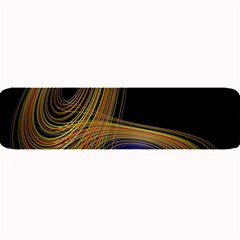 Wondrous Trajectorie Illustrated Line Light Black Large Bar Mats