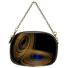 Wondrous Trajectorie Illustrated Line Light Black Chain Purses (two Sides)  by Mariart